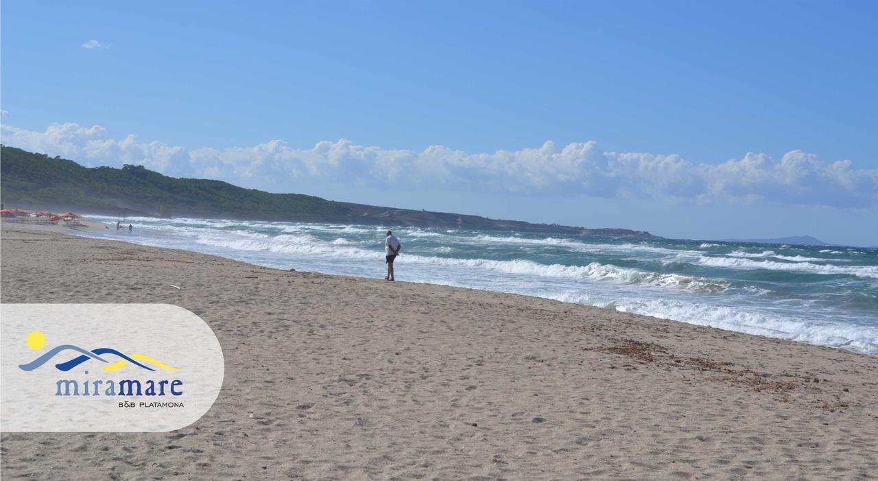 Miramare Struttura Sulla Spiaggia Platamona Esterno foto