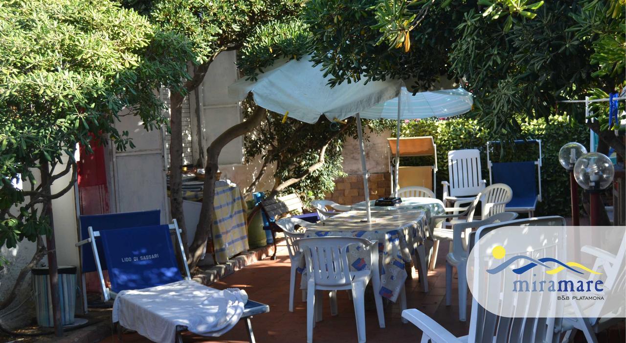 Miramare Struttura Sulla Spiaggia Platamona Esterno foto